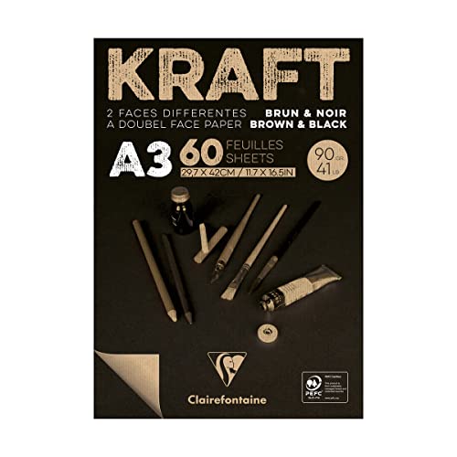 clairefontaine-975818c-block-kraftpapier-din-a4-60-blatt-90g-doppelseitig image 7