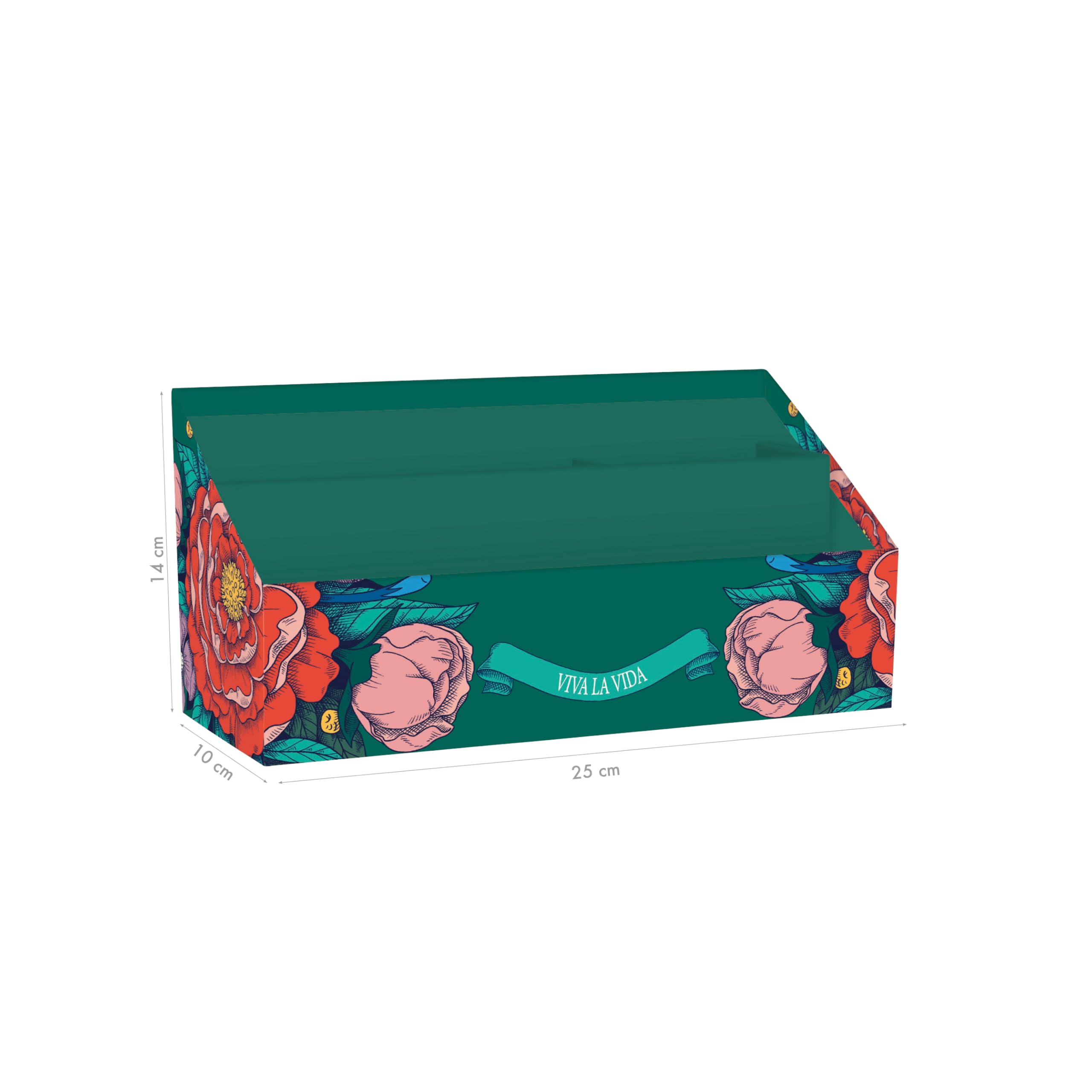 clairefontaine-frida-kahlo-briefablage-116227c-25-x-10-x-14-cm-blumen-design image 2
