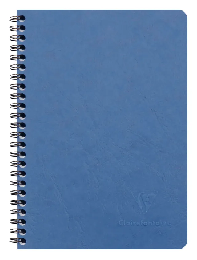 clairefontaine-785664c-age-bag-spiralbuch-a5-liniert-blau-60-blatt-3-taschen image 1