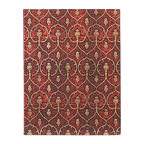 paperblanks-red-velvet-ultra-notizbuch-blanko-softcover-flexi-mit-elastikband image 4