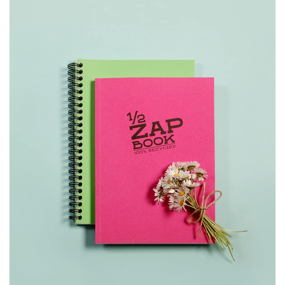 clairefontaine-8348c-skizzenblock-1-2-zap-book-din-a6-blanko-80-blatt-farbig-sor image 4
