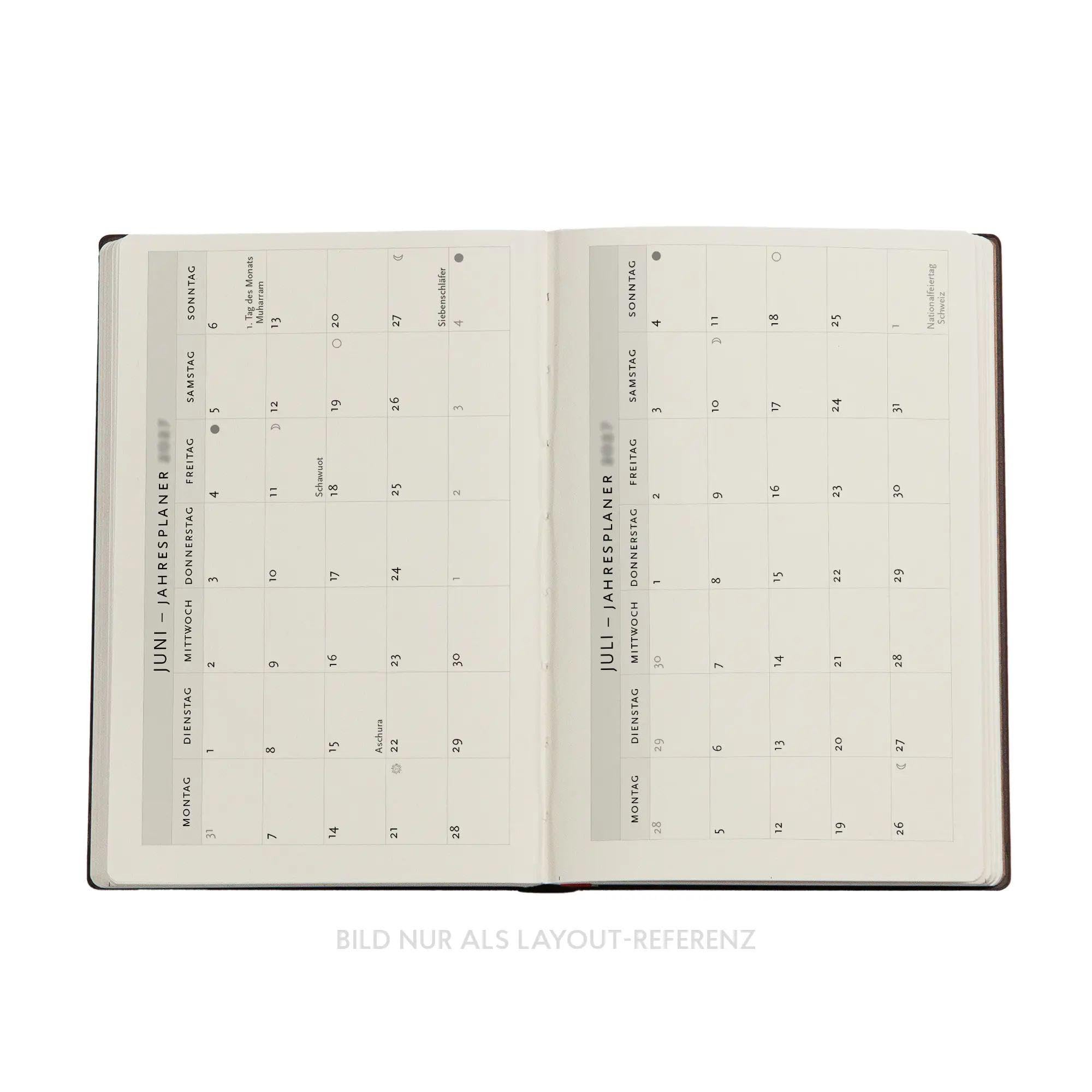 paperblanks-seidenhimmel-mini-12-monatskalender-2027-horizontal-1-woche-2-seiten image 5