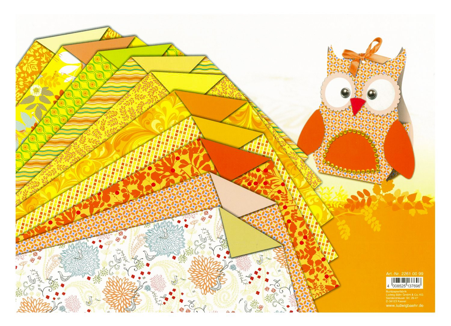ursus-22610099-designkarton-citrine-24x34cm-200g-20-blatt image 2