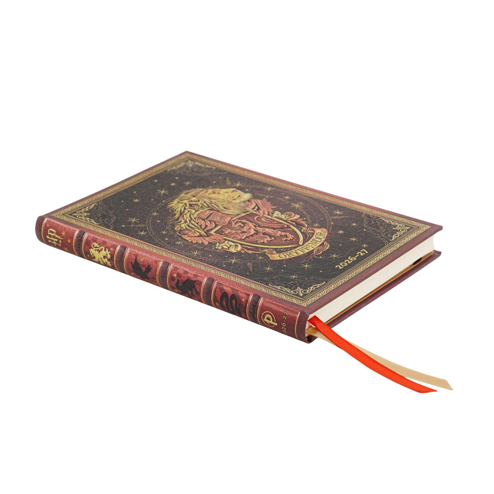 paperblanks-18-monatskalender-2027-gryffindor-midi-horizontal-1-woche-2-seiten-h image 2