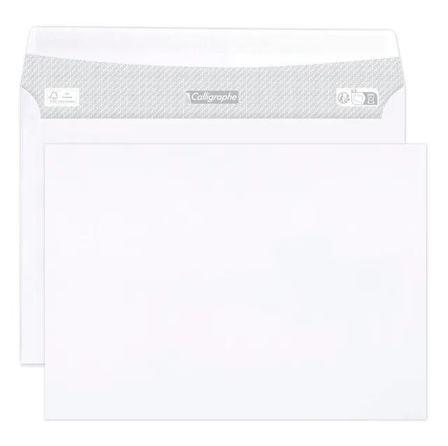 clairefontaine-calligraphe-697c-umschl-ge-c5-selbstklebend-80g-wei-500-st-ck image 1