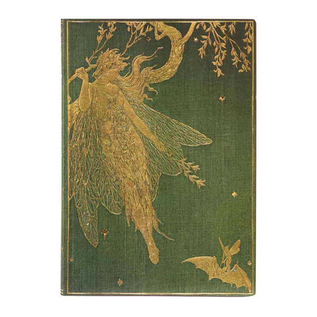 paperblanks-olive-fairy-lang-s-fairy-books-midi-notizbuch-liniert-flexi image 1