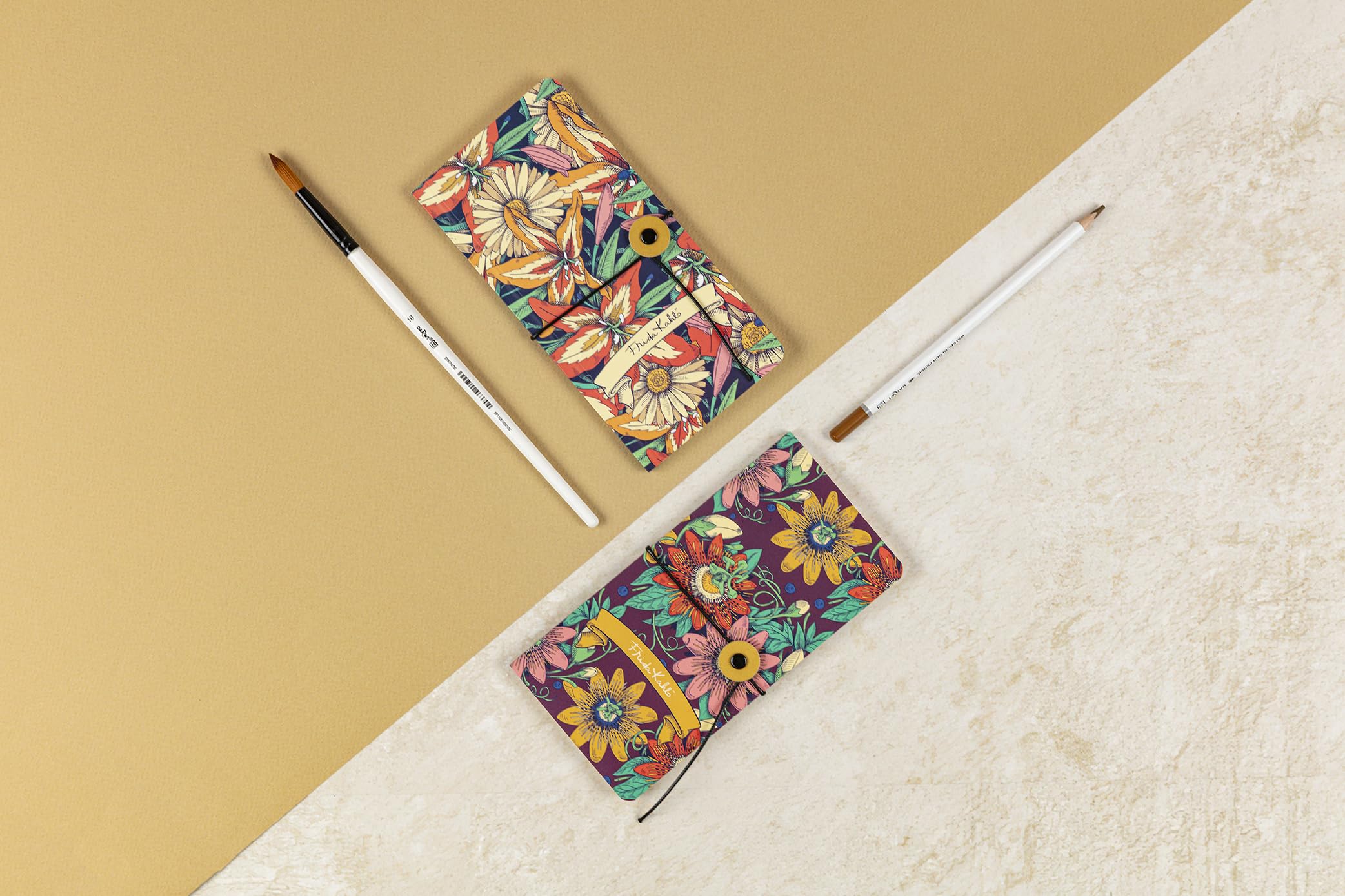 clairefontaine-frida-kahlo-kladde-slim-9-x-18-cm-40-blatt-blanko image 5