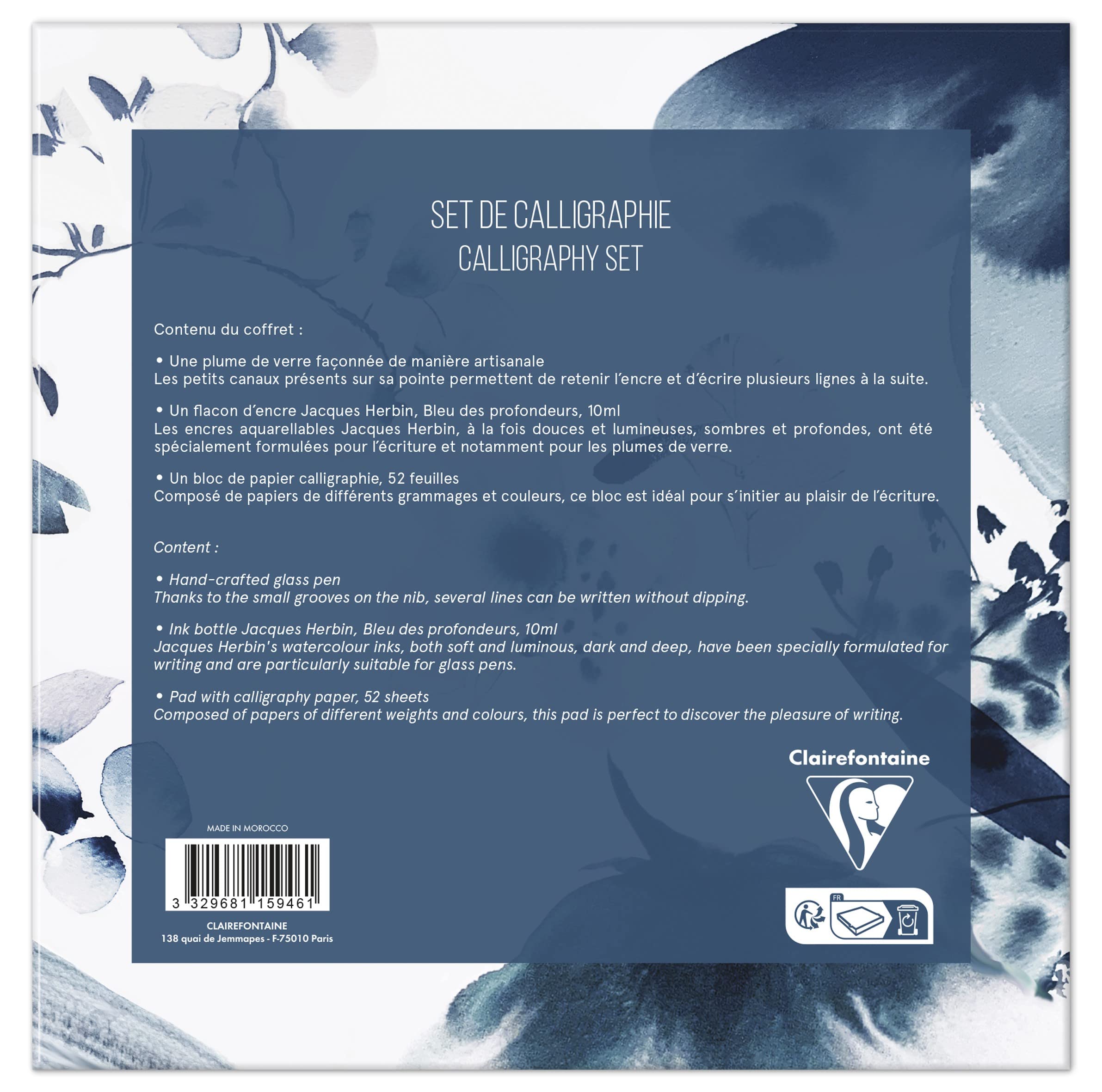clairefontaine-115946c-inkebana-kalligraphie-set-21x21-cm-glasfeder image 2