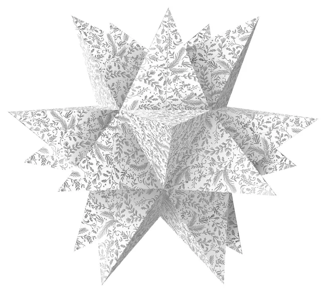 ursus-aurelio-stern-nova-faltbl-tter-weiss-silber-10x10-cm-33-blatt-110g image 1