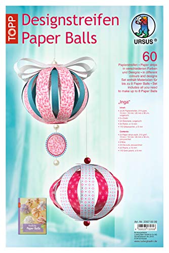 ursus-designstreifen-paper-balls-inga-set-f-r-8-kugeln-ca-10-cm image 4
