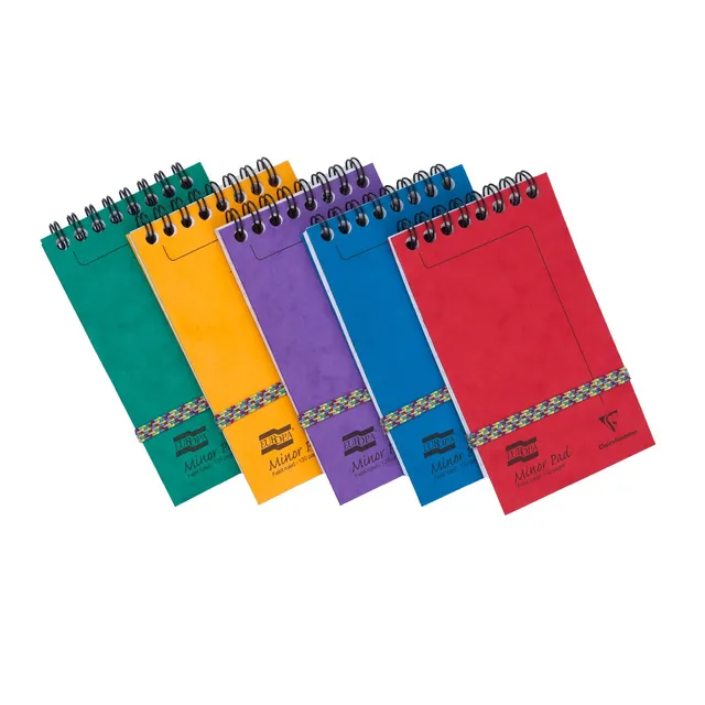 clairefontaine-europa-minor-pad-notizblock-7-6-x-12-cm-liniert-mit-doppelspirale image 1