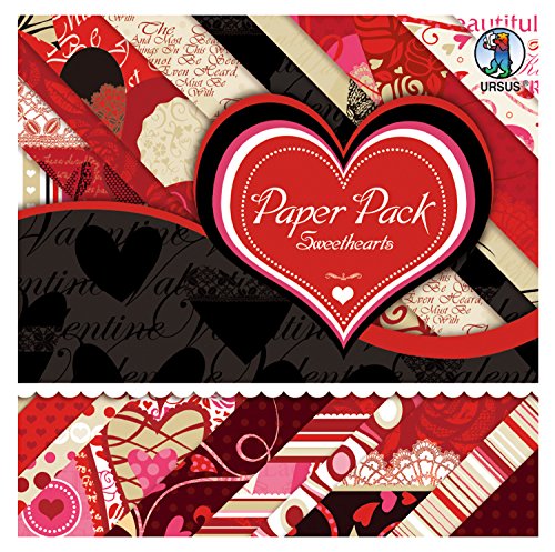 ursus-41640099-paper-pack-sweethearts-20-5-x-20-5-cm-190-g-qm-40-blatt-20-motive image 8