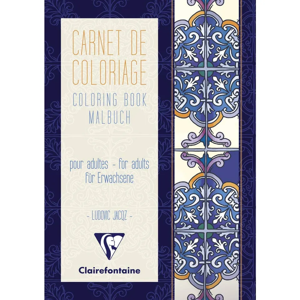 clairefontaine-malbuch-erwachsene-mediterran-a5-14-8x21-cm-36-bilder-120g image 1