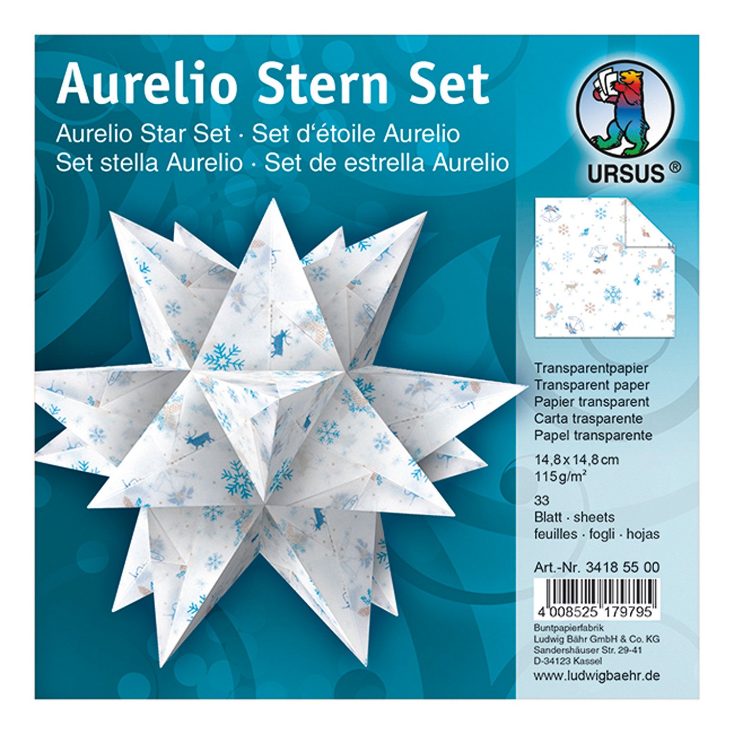ursus-aurelio-stern-faltbl-tter-classic-christmas-14-8x14-8-cm-33-blatt image 5
