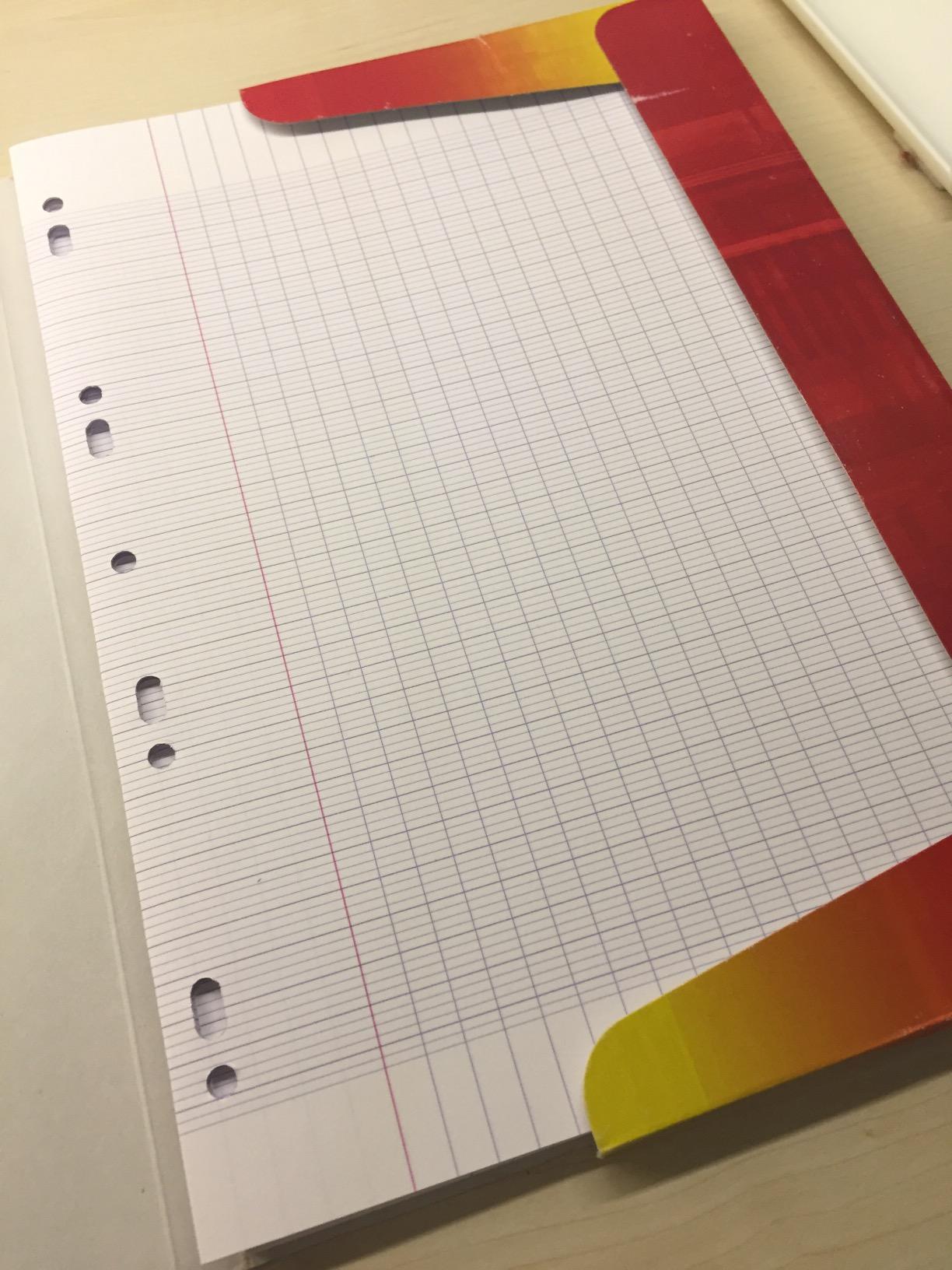 Endlich richtiges Seyès-Papier