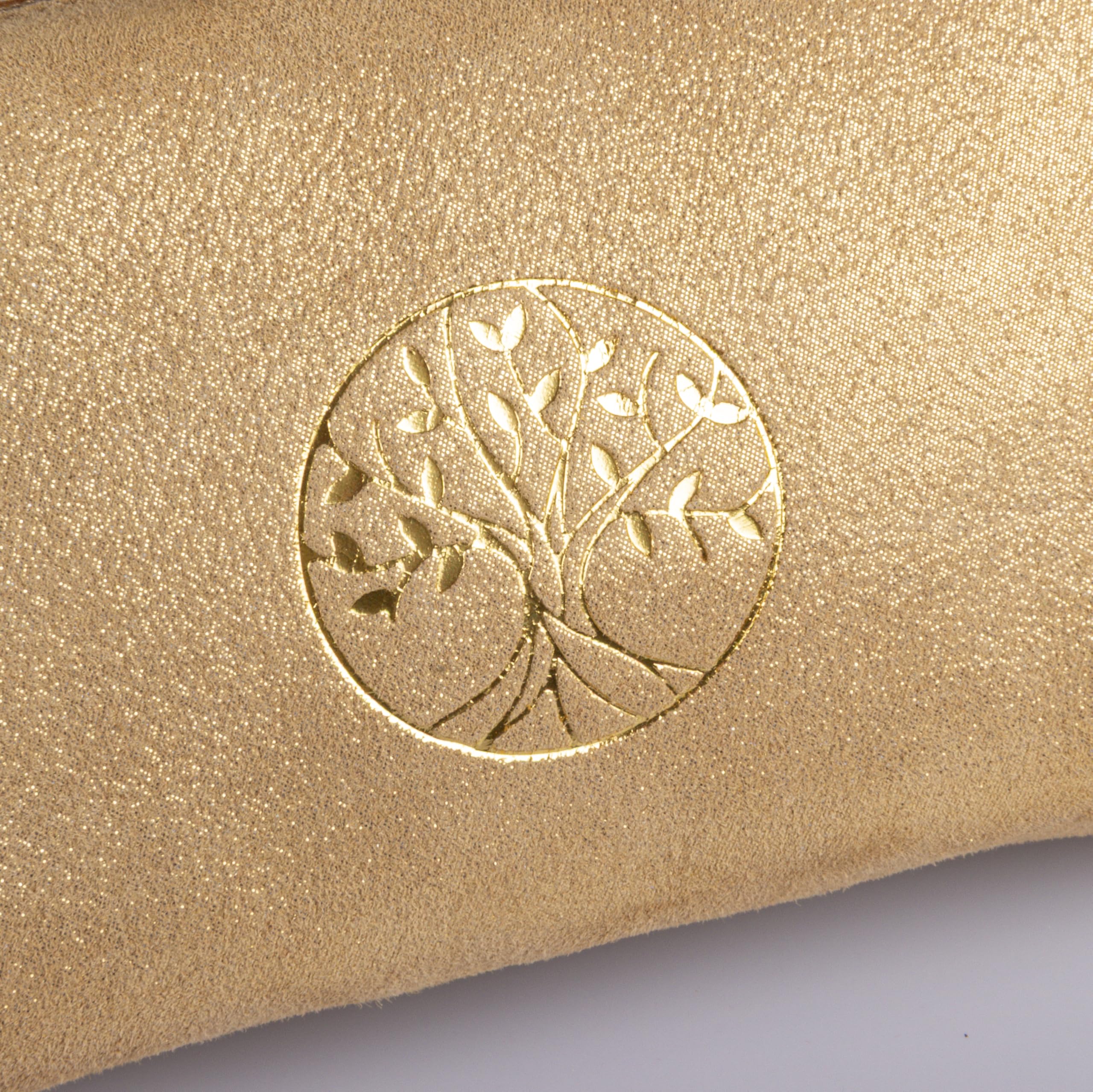 clairefontaine-inspire-116289c-schlamperm-ppchen-leder-22x11-cm-gold-baum-stanzu image 5