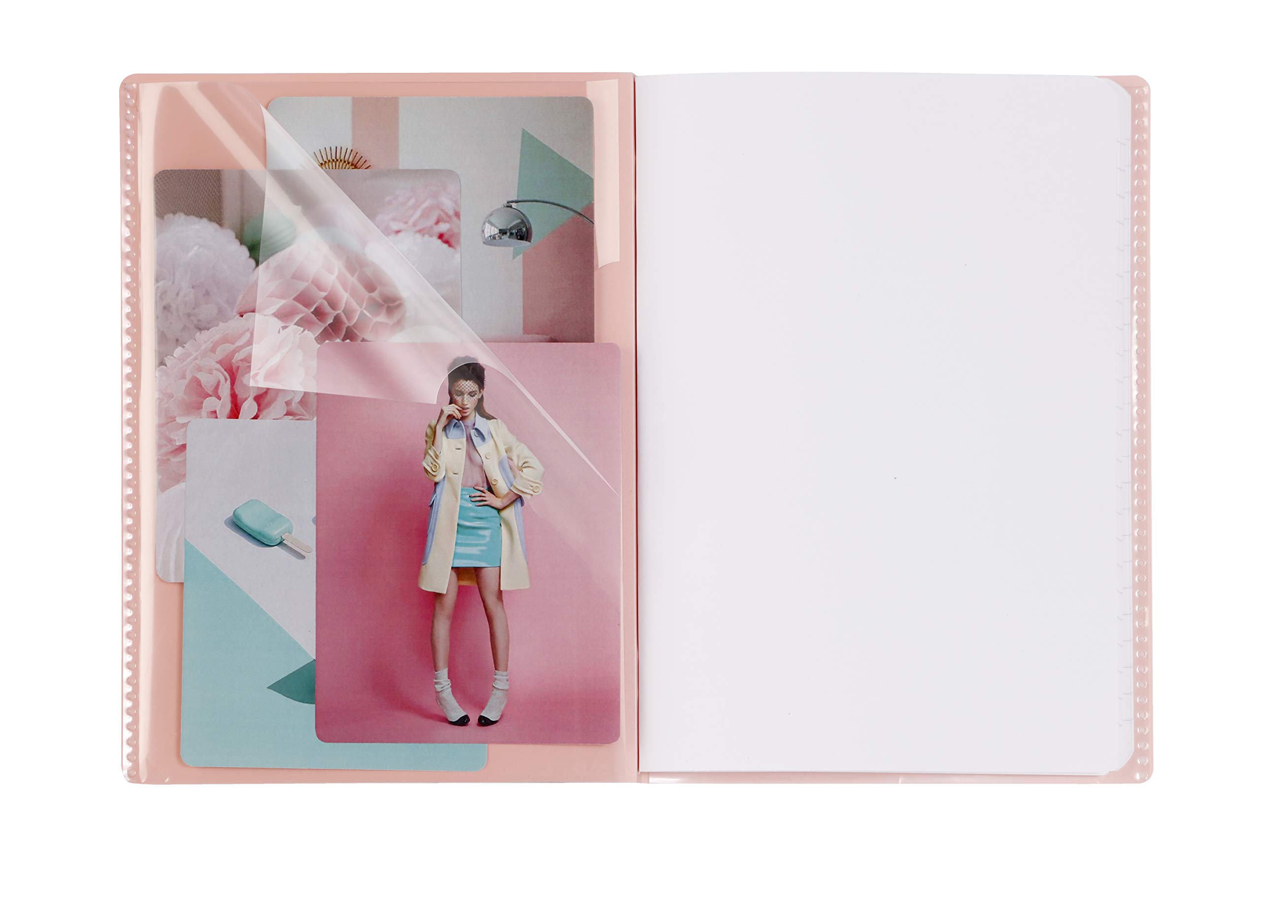 clairefontaine-koverbook-blush-heft-din-a5-48-blatt-liniert-eisblau-korallenrot image 4