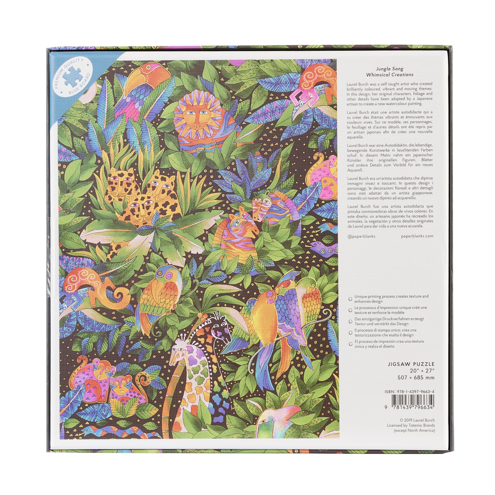 paperblanks-jungle-song-whimsical-creations-puzzle-1000-teile image 2