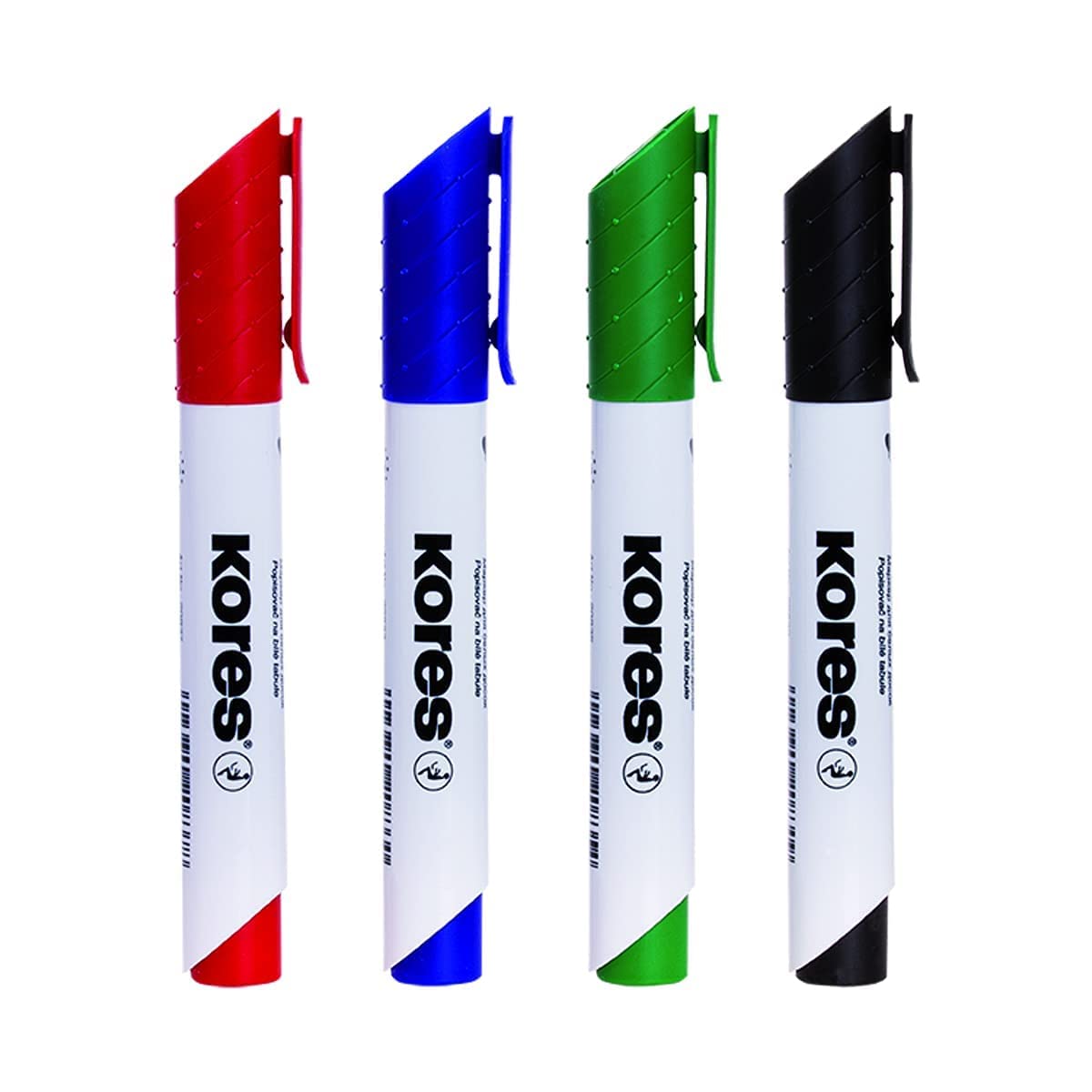kores-k-marker-xw2-whiteboard-marker-set-4-farben-magnet-l-schschwamm-keilspitze image 3