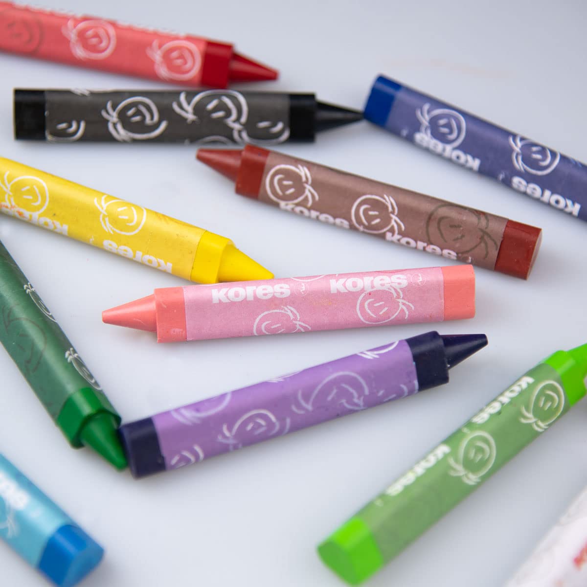 kores-krayones-wachsmalstifte-jumbo-dreikant-12-farben image 4