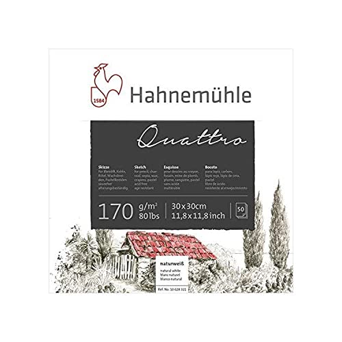 hahnem-hle-quattro-skizzenblock-30x30cm-170g-m-naturwei-50-blatt image 6