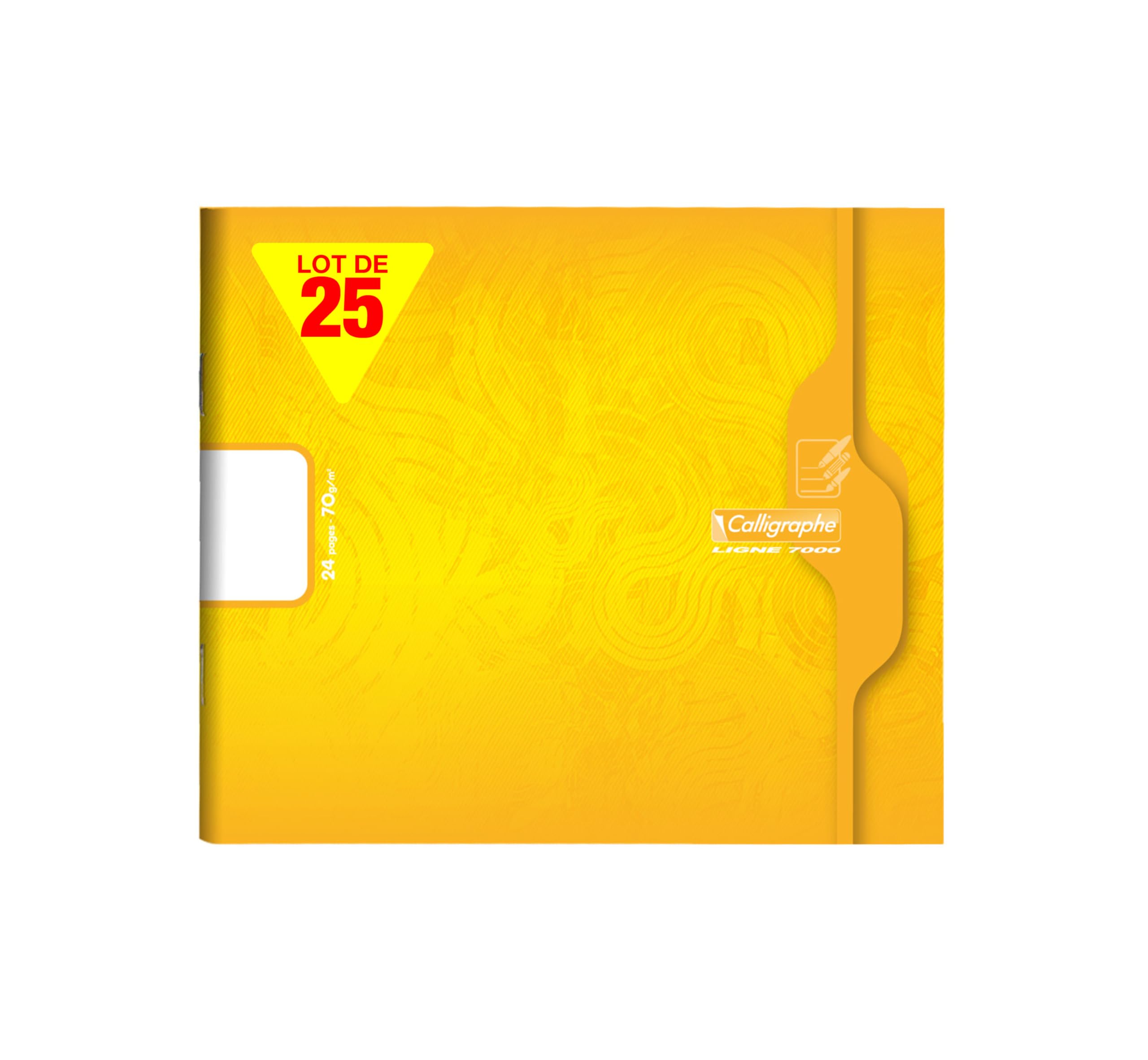 clairefontaine-calligraphe-7702c-heft-17x14-7-cm-blanko-12-blatt-70g-gelb image 5