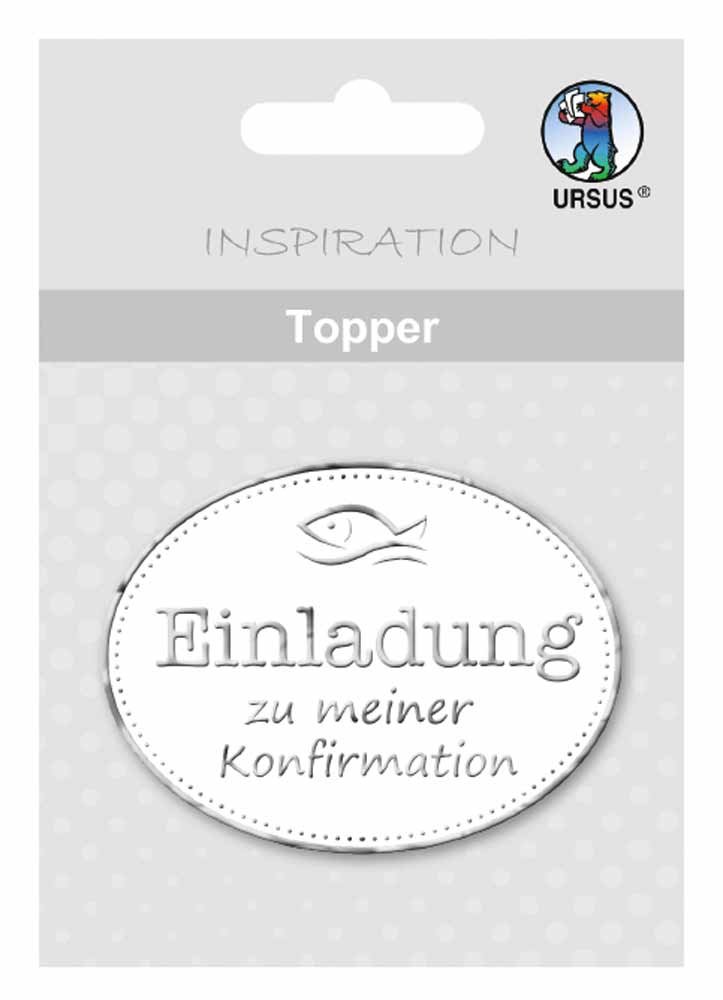 ursus-56700008-topper-einladung-zu-meiner-konfirmation-wei-gold-8-st-ck-6-5-x-7- image 5