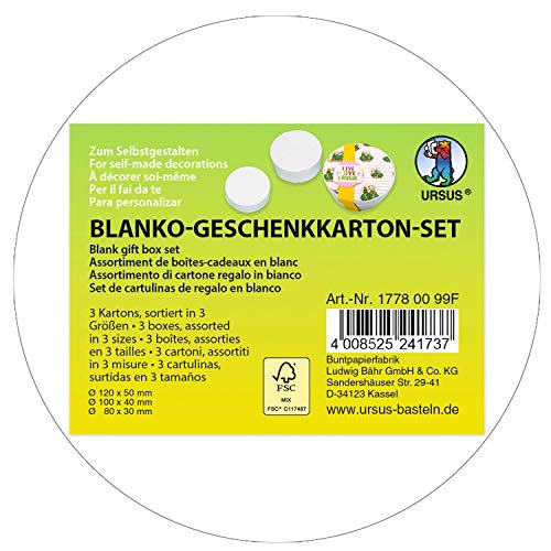 ursus-geschenkkartonset-mini-rund-blanko-3-kartons-wei image 6