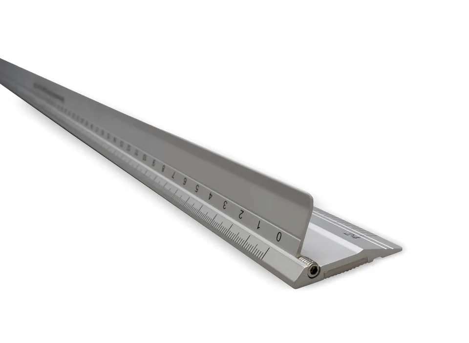 hahnem-hle-sicherheits-schneidelineal-aluminium-60-cm-mit-fingerschutz image 1