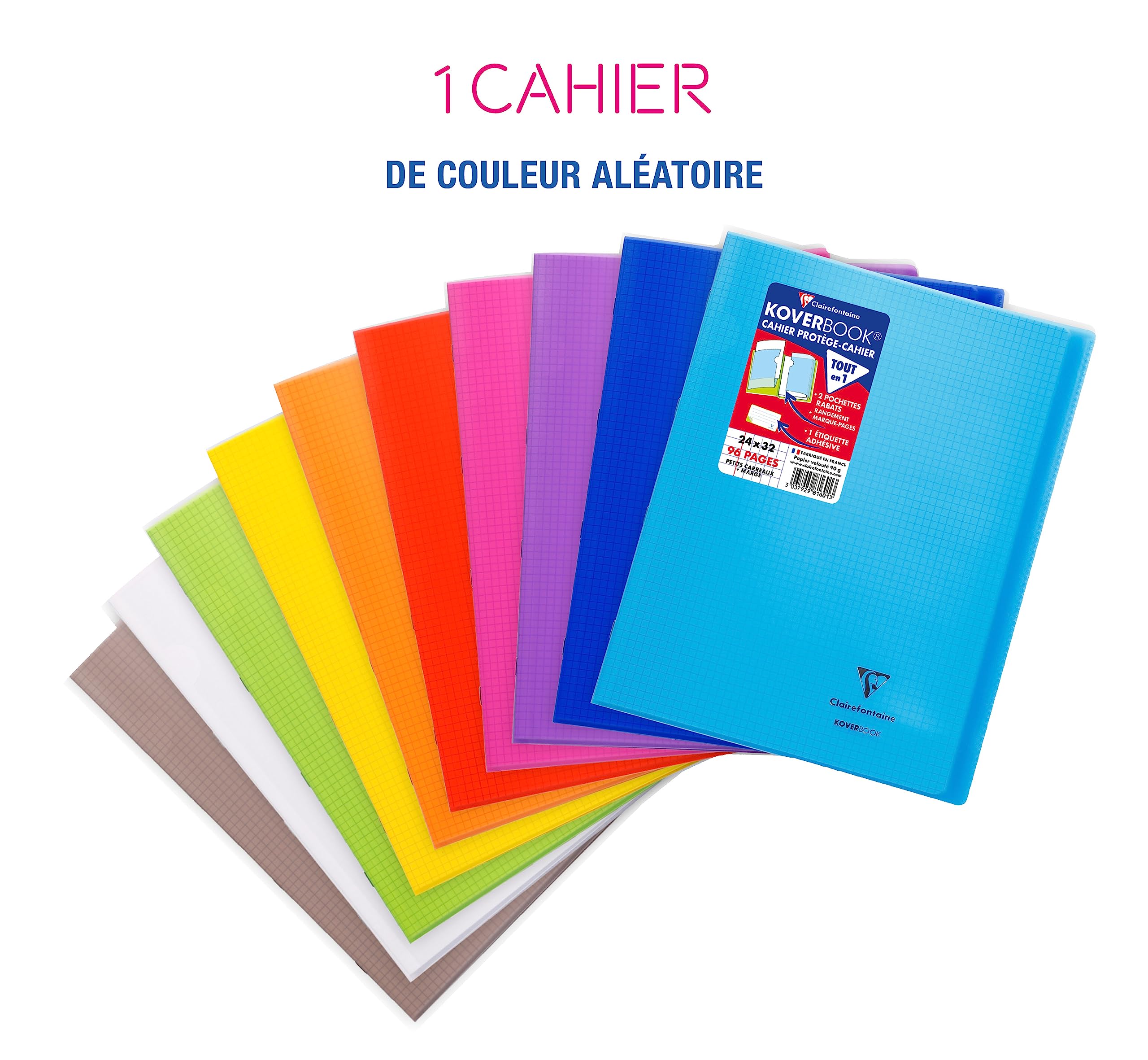 clairefontaine-koverbook-981601c-schulheft-din-a4-24x32-cm-48-blatt-kariert-mit- image 2