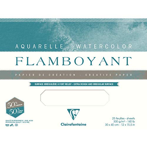 clairefontaine-flamboyant-aquarellblock-24x32-cm-300g-20-blatt-extrawei-stark-st image 8