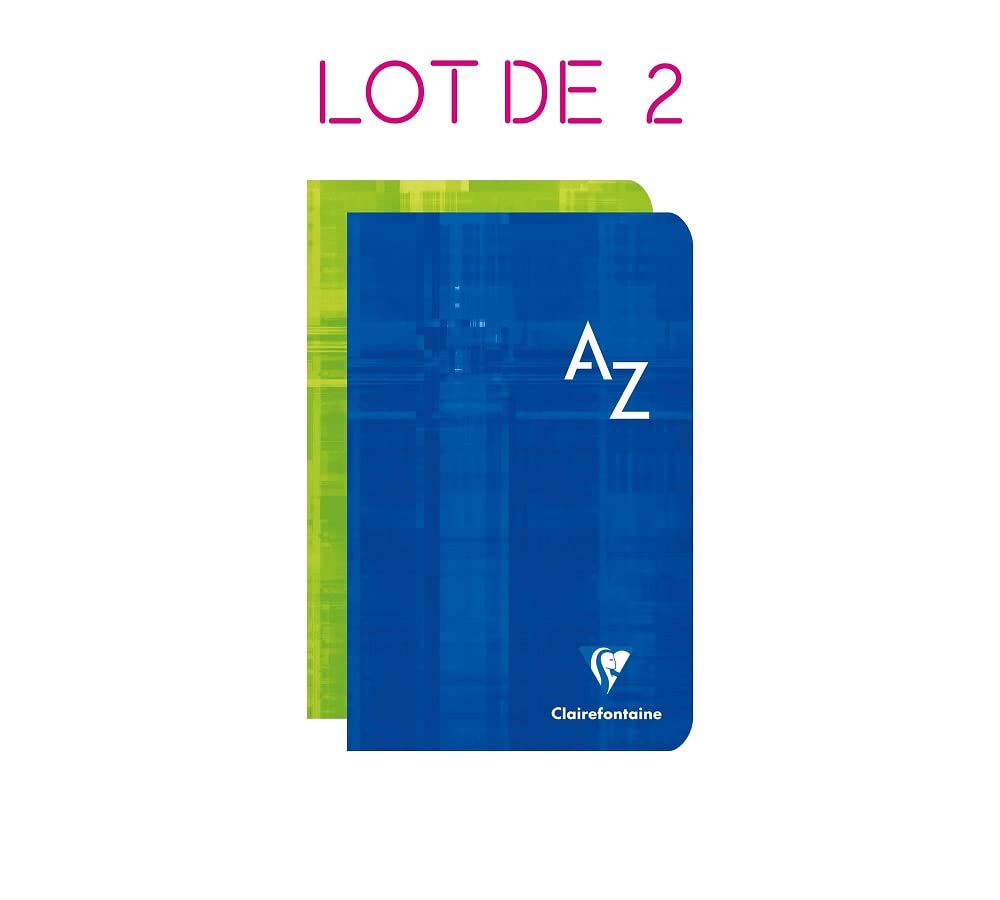 clairefontaine-663609amzc-vokabelheft-set-2-st-ck-48-blatt-11-x-17-cm-kariert-90 image 2