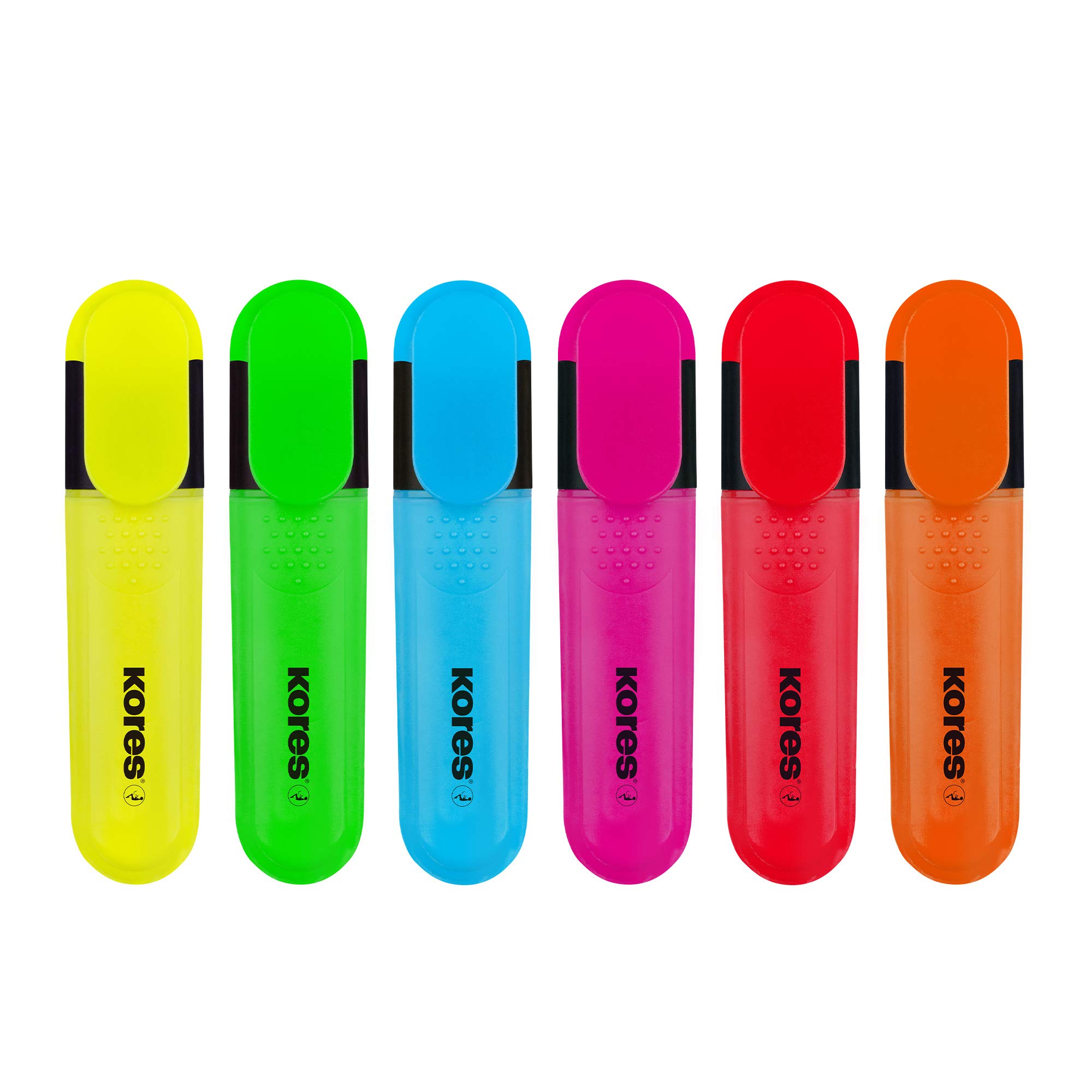 kores-tm36160-bright-liner-textmarker-6er-set-neon-mit-keilspitze image 8