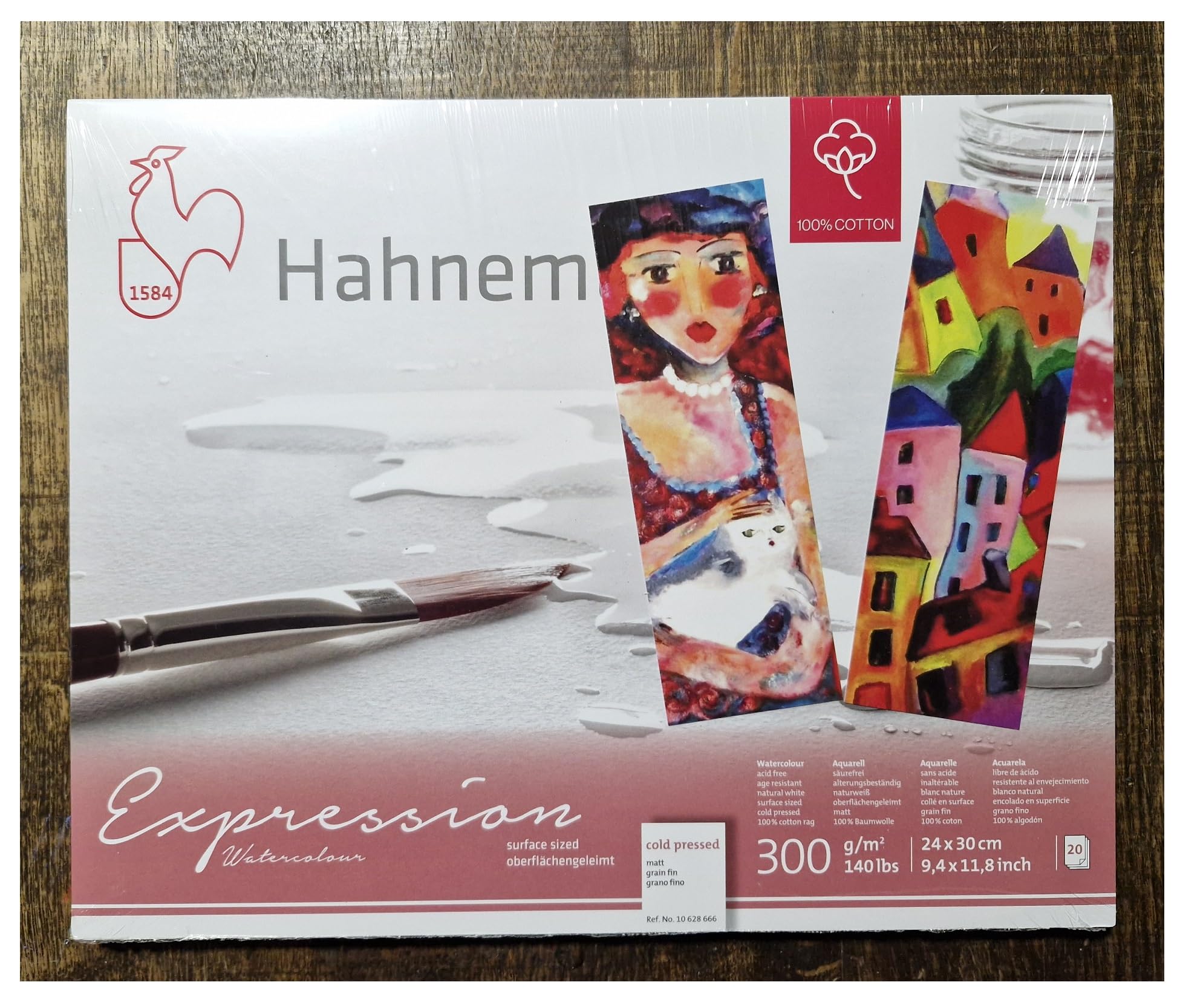 hahnem-hle-expression-aquarellblock-24-x-30-cm-300-g-m-100-baumwolle-20-blatt image 7