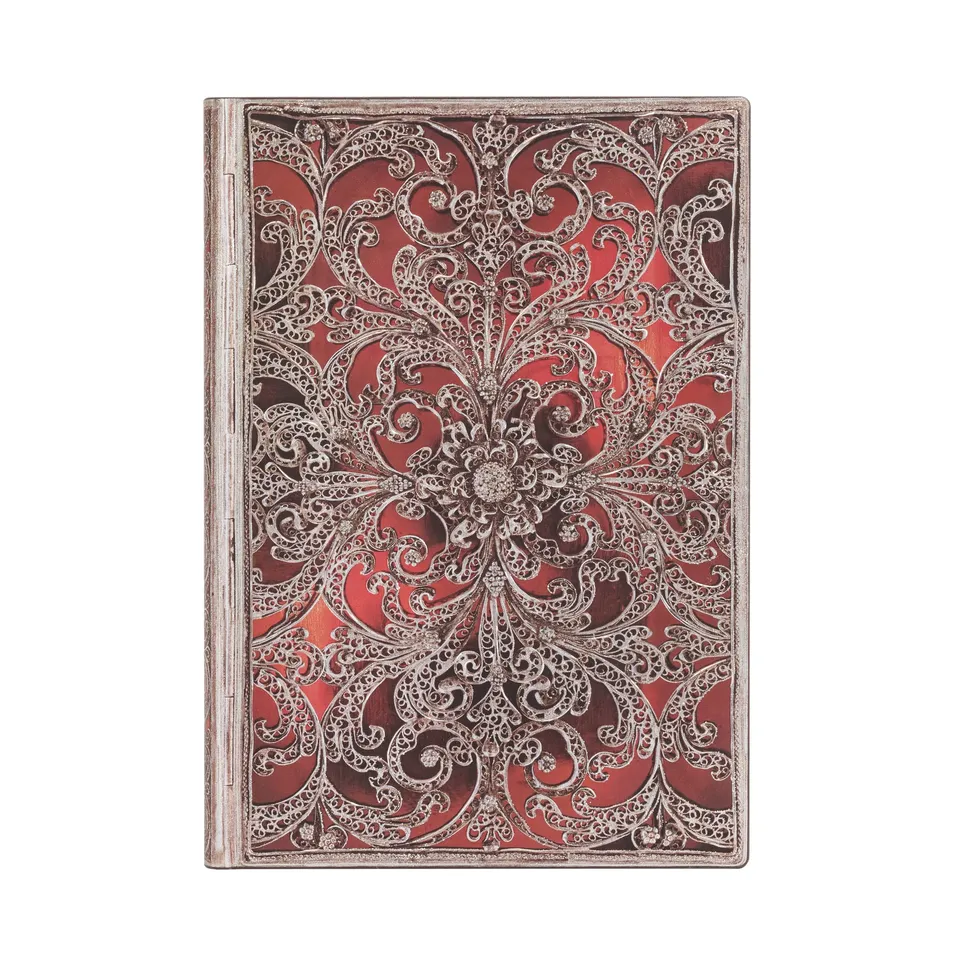paperblanks-garnet-midi-notizbuch-blanko-softcover-flexi-mit-gummiband image 1