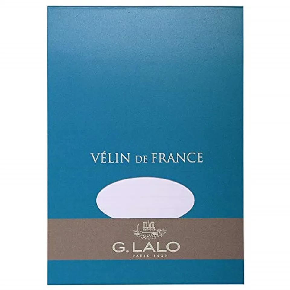 lalo-schreibblock-v-lin-de-france-din-a5-14-8-x-21-cm-50-blatt-100-g-wei image 1