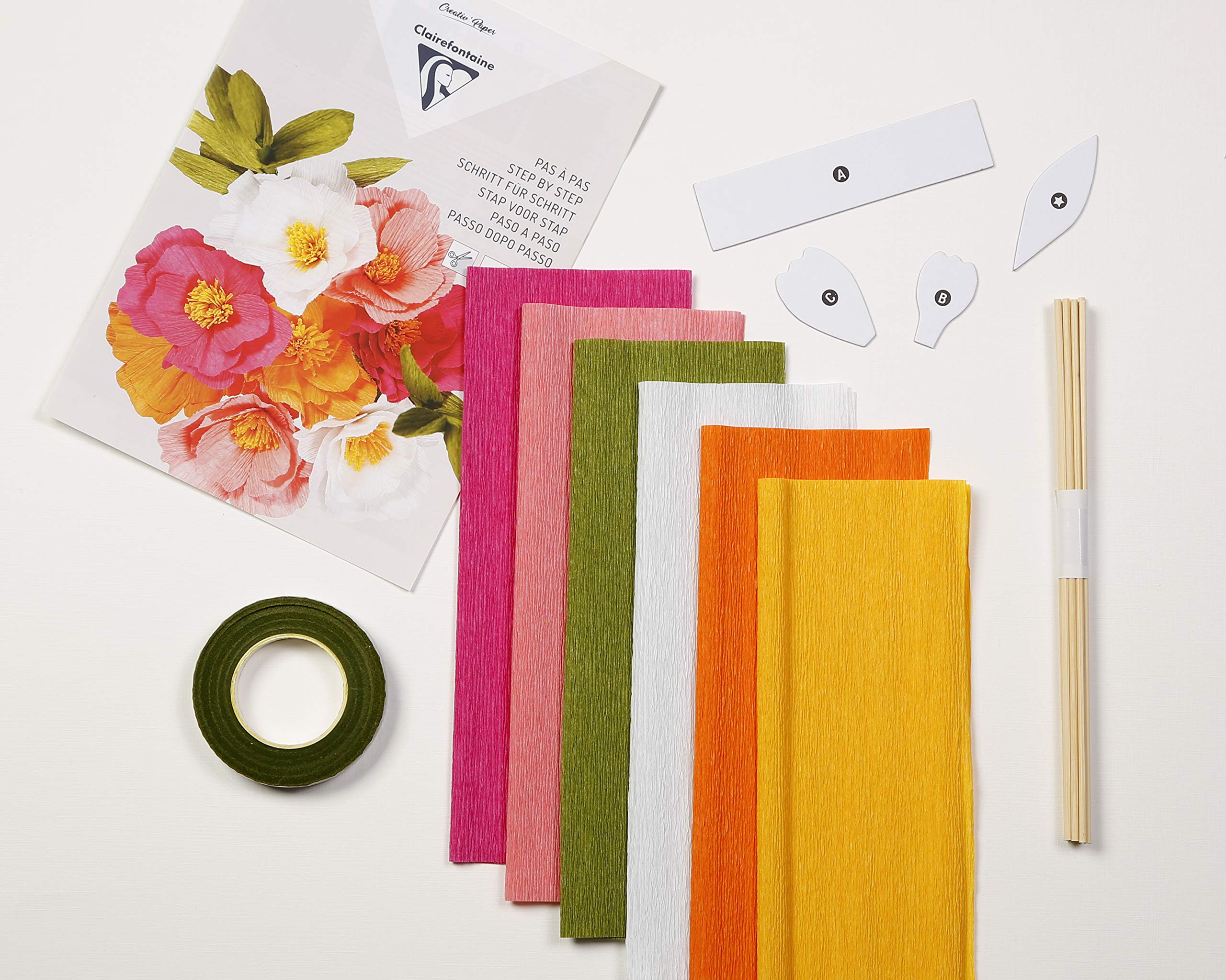 clairefontaine-97705c-bastelset-krepppapier-blumenstrau image 2