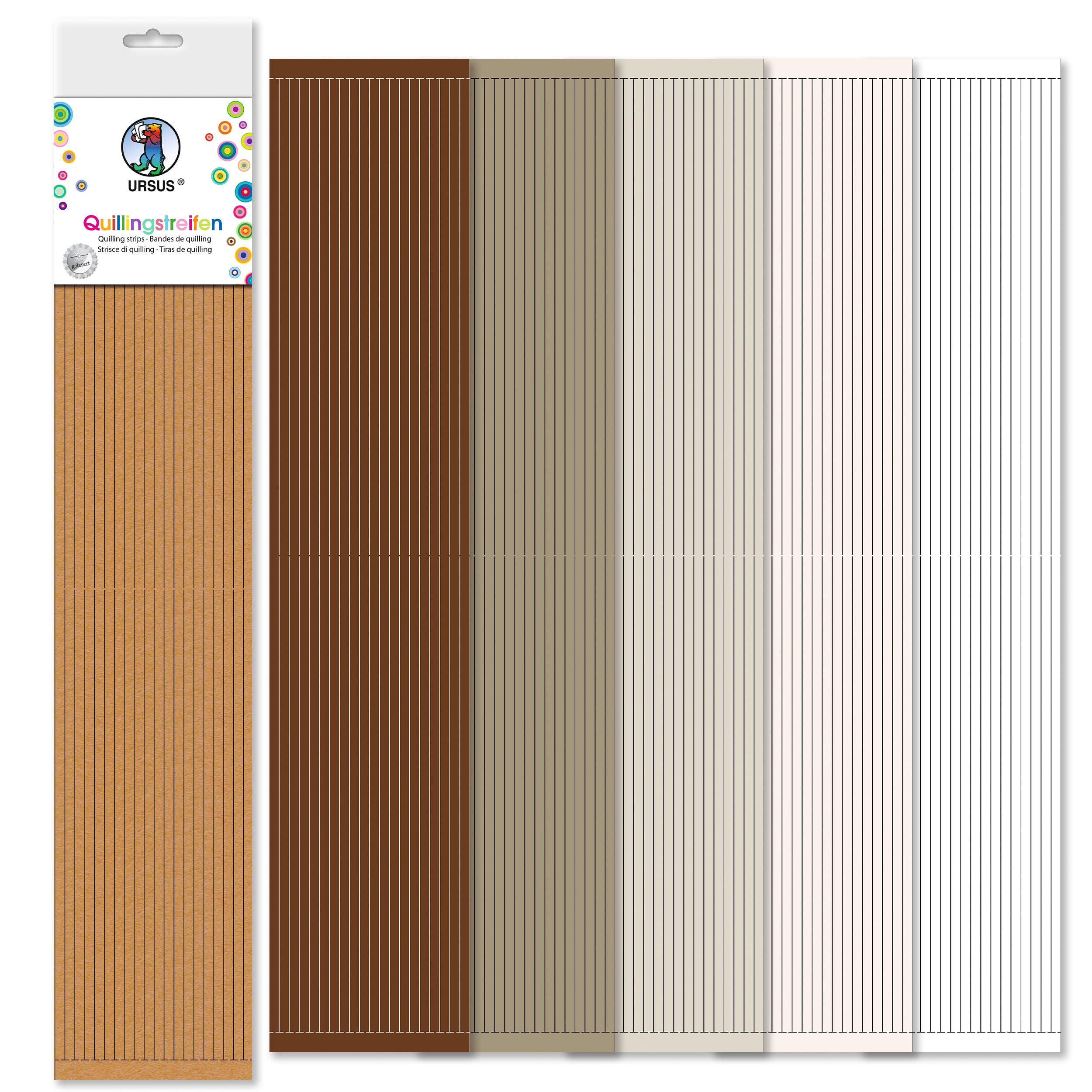 ursus-57510007-quillingstreifen-360-st-ck-5-mm-braunt-ne-47-5-cm image 1
