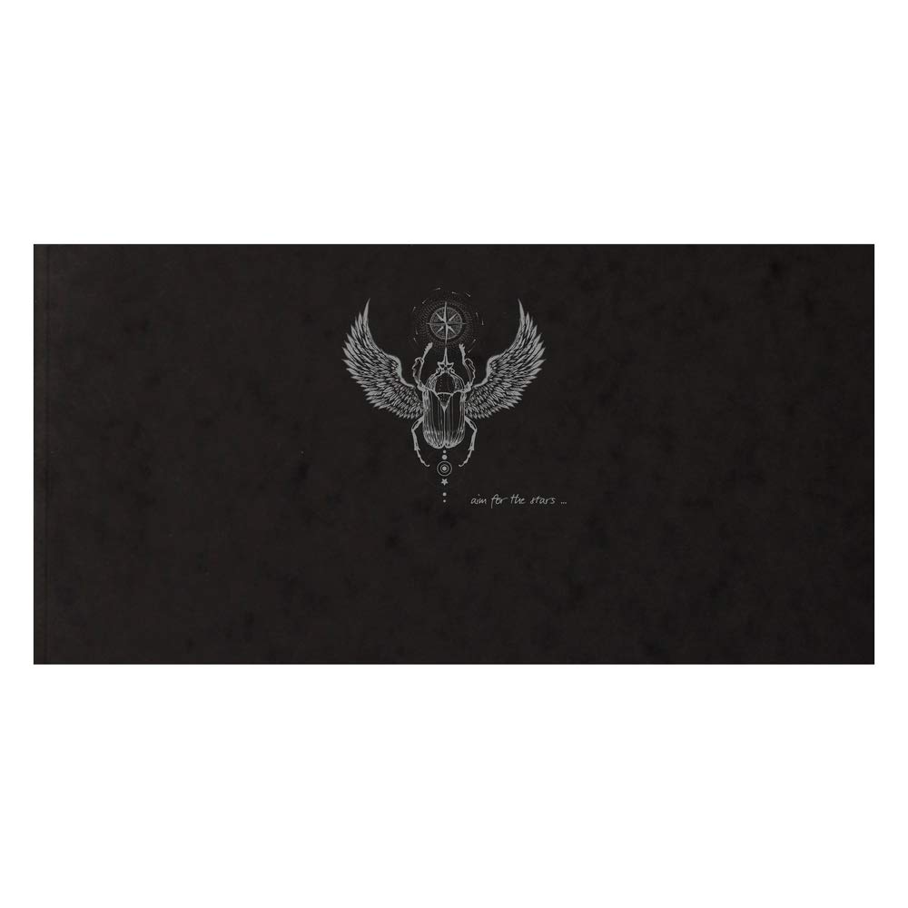clairefontaine-notizbuch-flying-spirit-geheftet-21-x-10-5-cm-50-blatt-schwarz image 6