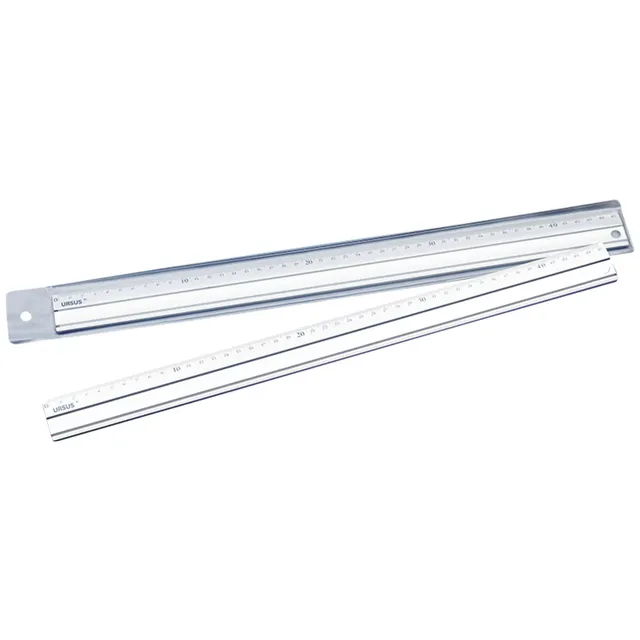 ursus-8940000-lineal-45-cm-aus-aluminium-mit-anti-rutsch-gummierung image 1