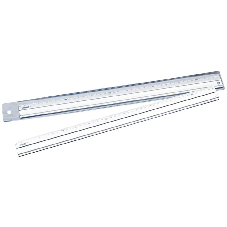 ursus-8940000-lineal-45-cm-aus-aluminium-mit-anti-rutsch-gummierung image 1