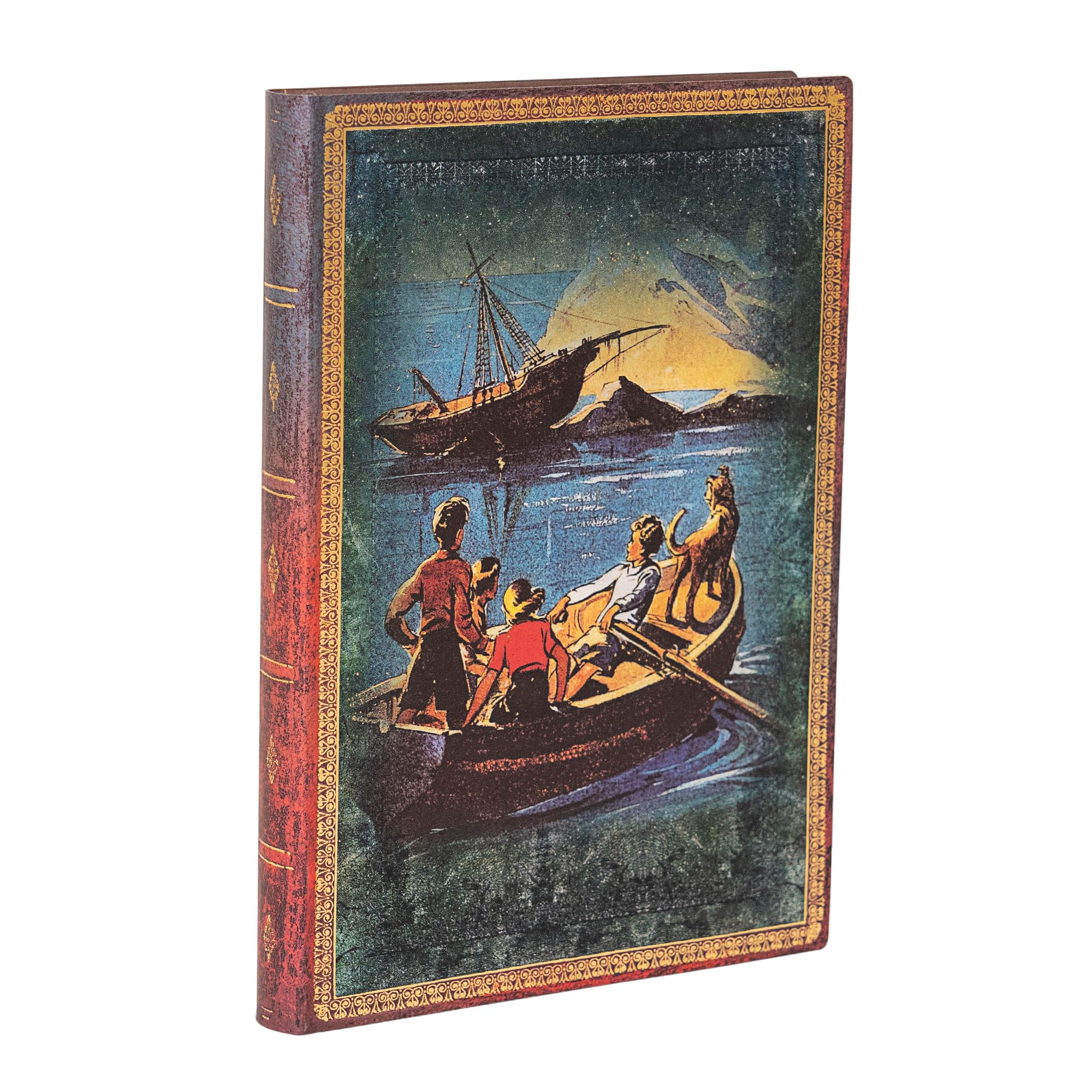 paperblanks-die-f-nf-freunde-midi-notizbuch-softcover-unliniert-mit-elastikband image 1