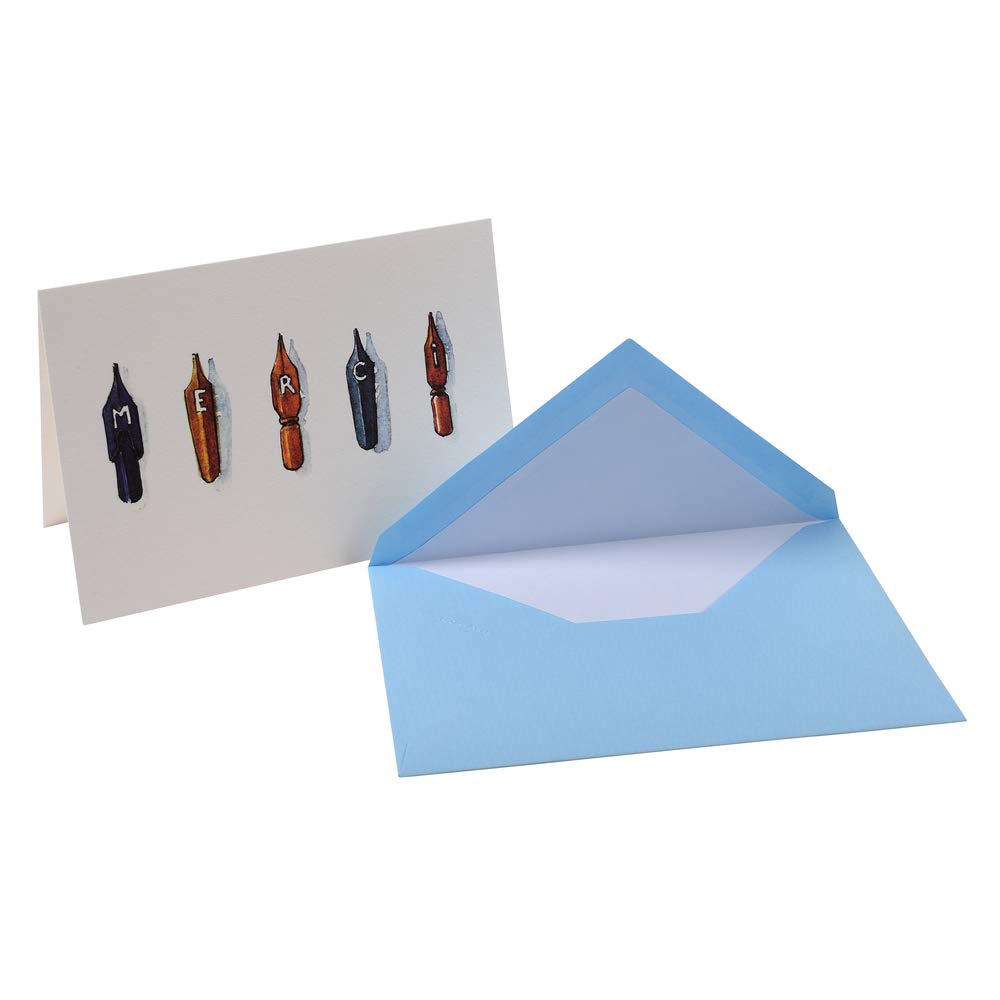 clairefontaine-lalo-60801l-korrespondenz-set-encre-et-plume-c6-lagunenblau-feder image 2
