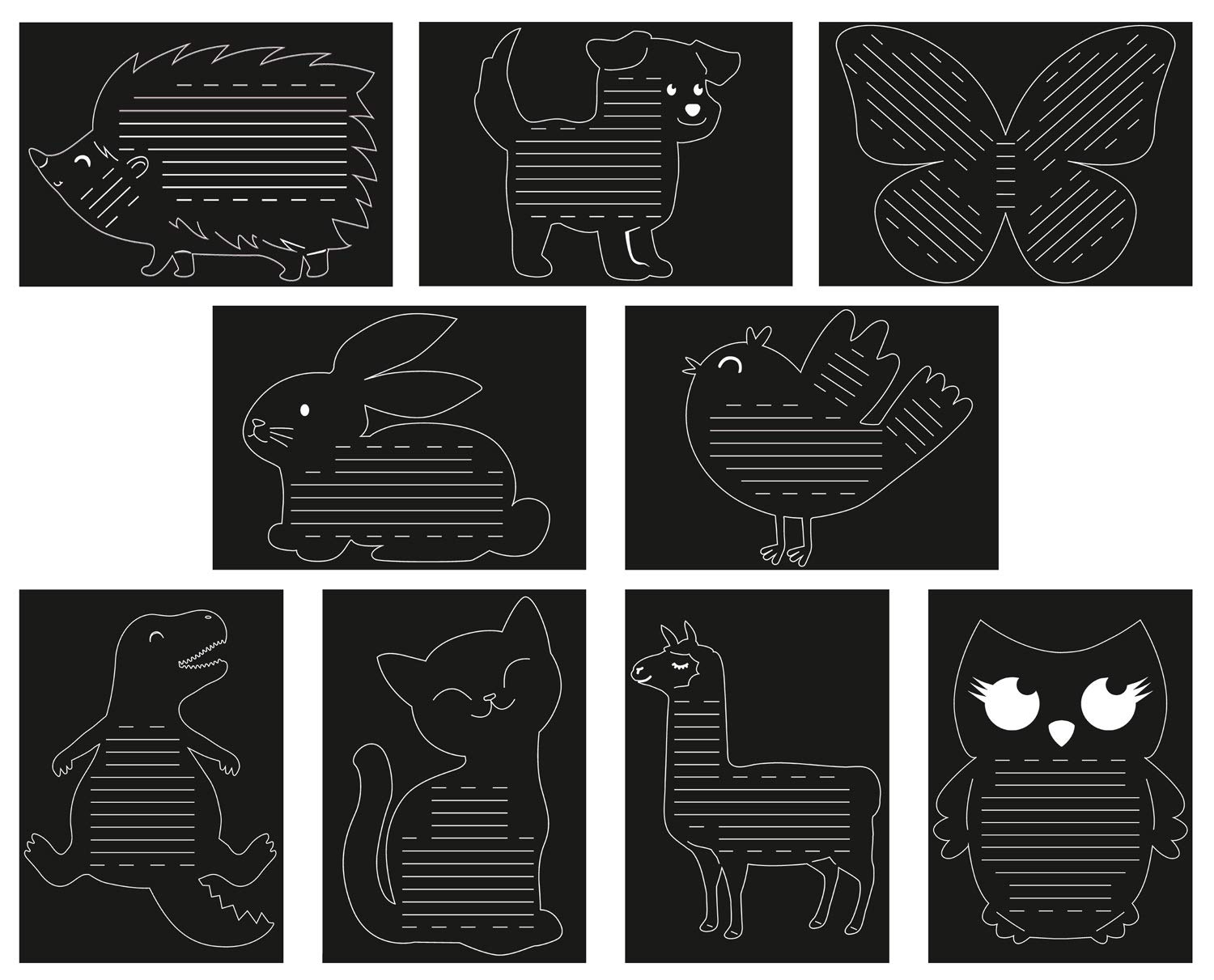 ursus-3434699-flechtmotive-neon-look-9-tiermotive-132-flechtstreifen image 2