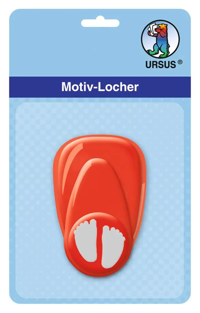 ursus-19470061-motivlocher-mit-hebel-klein-baby-f-e-ca-16-mm-rot image 1