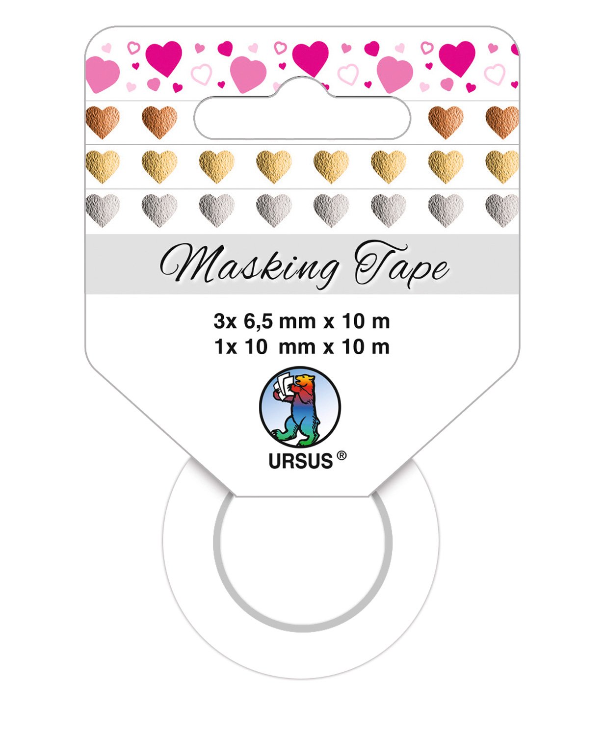 ursus-58850002-masking-tape-herzen-4er-set-reispapier-6-5-mm-und-10-mm-x-10-m image 1