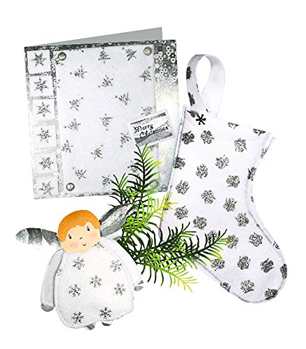 ursus-20270099-glitter-filz-silber-wei-20-x-30-cm-5-bogen image 6