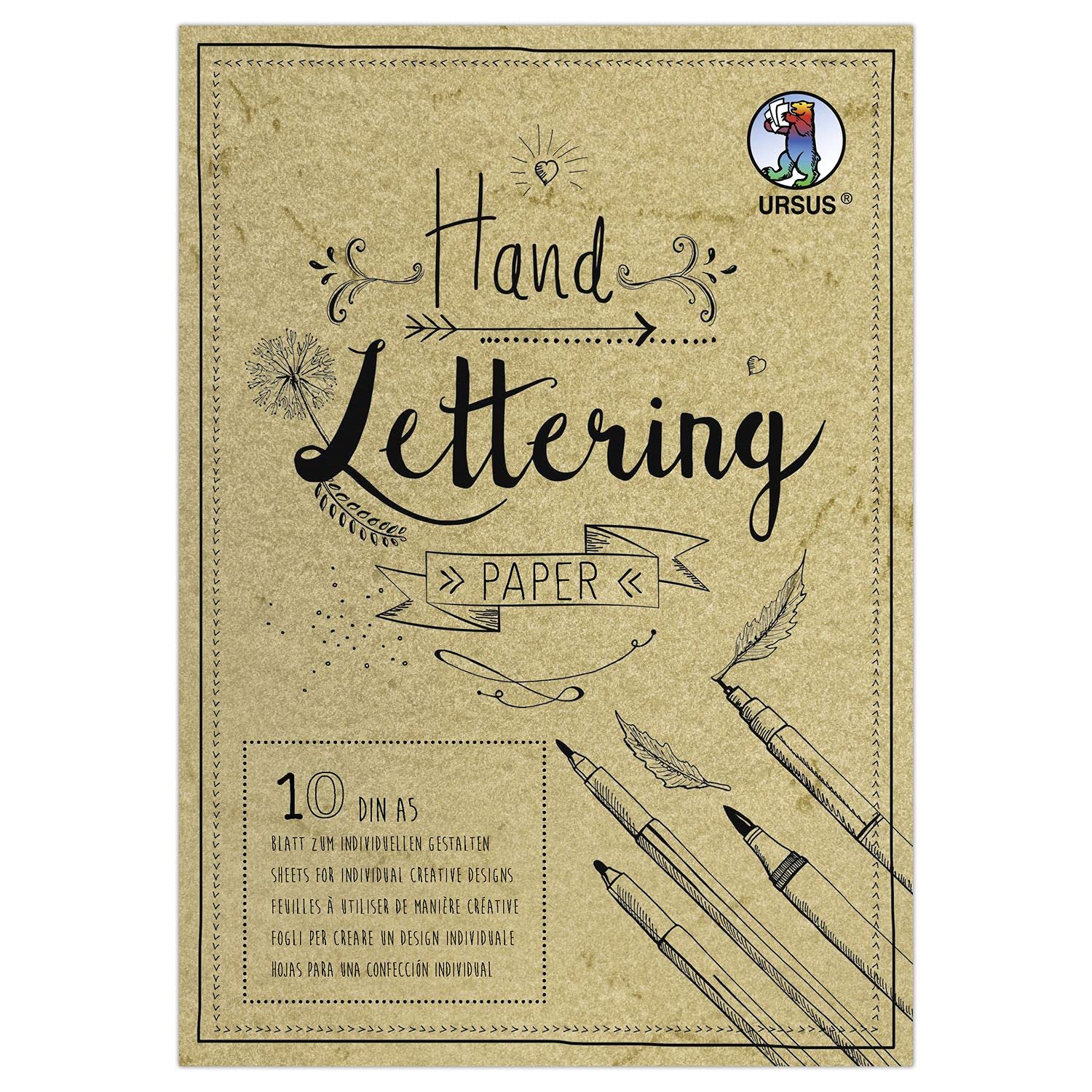 ursus-24936410-handlettering-paper-elefantenhaut-chamois-din-a6-10-blatt-190-g-q image 3