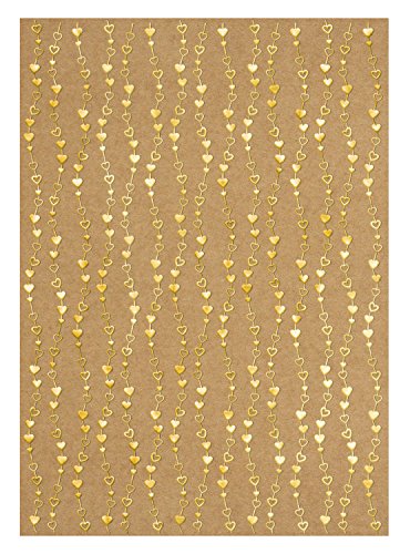 ursus-62384603f-designkarton-selection-herzen-gold-din-a4-250-g-qm-25-blatt-kraf image 6