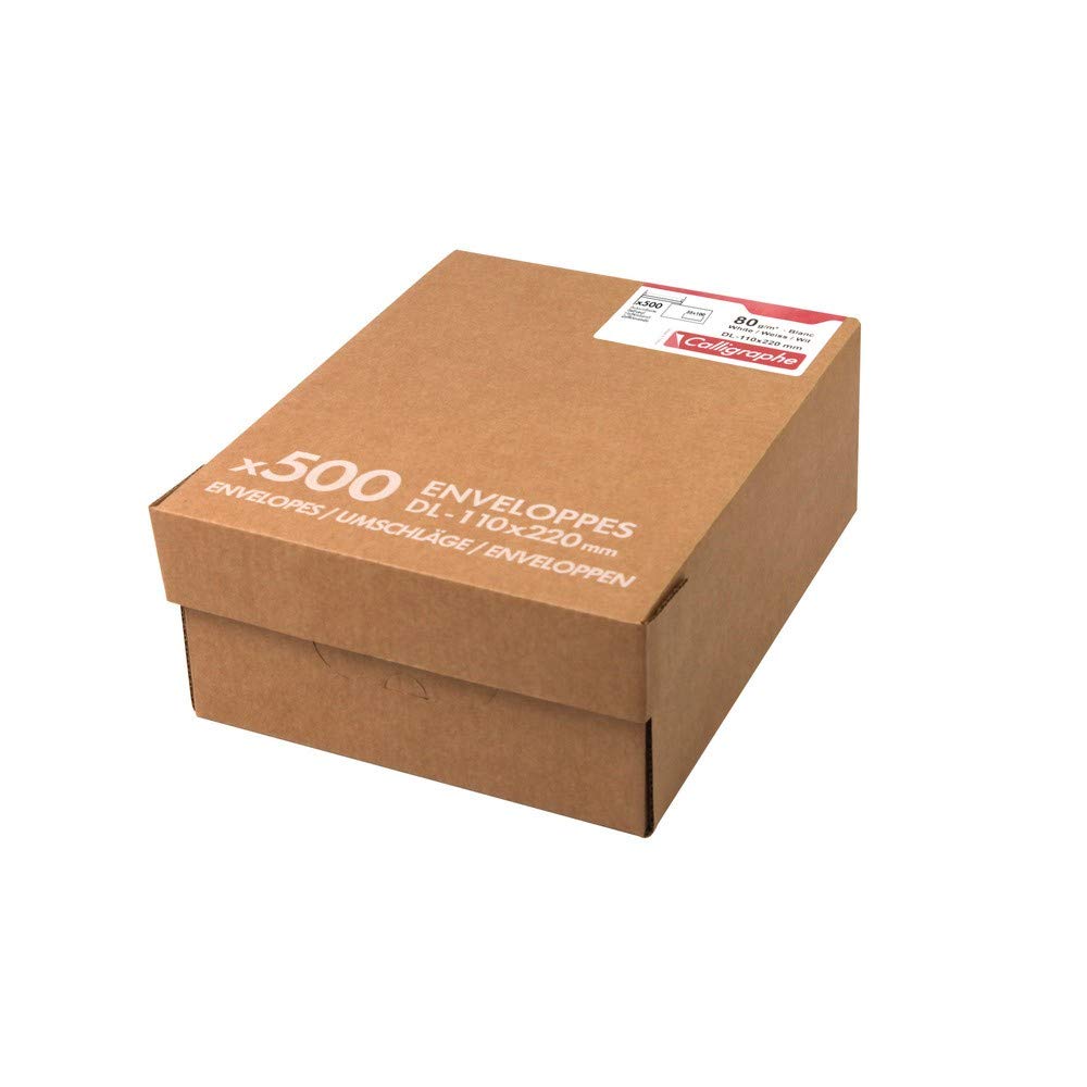clairefontaine-594c-briefumschl-ge-11x22-cm-mit-fenster-selbstklebend-wei-80-g-5 image 2